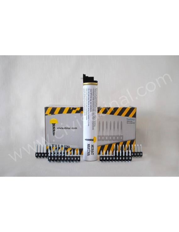 1000 ADET ÇİVİ+GAZ (GAZ BOYUTU 165mm) 